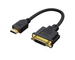 CableCreation HDMI to DVI Short Cable 0.5ft, Bi-Directional DVI-I (24+5)... - $19.99