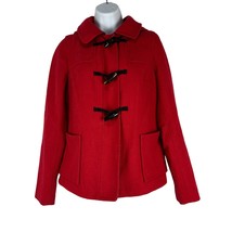 Old Navy Women&#39;s Pea Coat Size XS Red Polyester Blend - £18.11 GBP