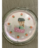 Licca-chan Compact Mirror MOS Burger Limited Edition Round Silver - $37.63 CAD