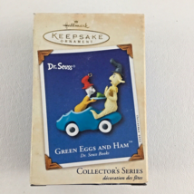 Hallmark Keepsake Christmas Tree Ornament Dr Seuss Green Eggs And Ham Vintage - £23.32 GBP