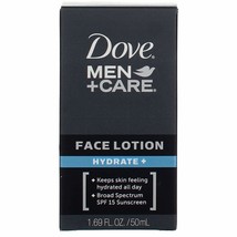 Dove Men+Care Face Lotion Hydrate Plus 1.69 oz 2 pack - £27.17 GBP