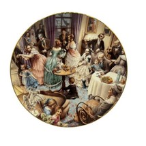 Dept 56 Dickens A Christmas Carol 1993 Collector&#39;s Plate #3 Spirit of Christmas - £18.94 GBP