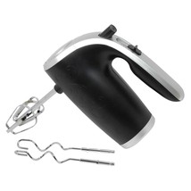 5-Speed 150-Watt Hand Mixer Black w/ Silver Accents - $63.08