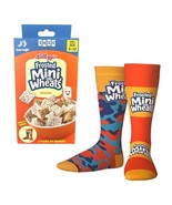 SWAG Kellogg&#39;s Frosted Mini Wheats Novelty 2 Pair Crew Socks Men Size 9-12 - $244.42 MXN