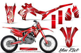 HONDA CRF 450 CRF450 2013-2015 GRAPHICS KIT CREATORX DECALS YOU ROCK RED NP - £202.43 GBP