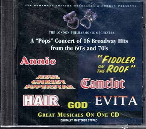 A Pops Concert of 16 Broadway Hits From the 60&#39;s and 70&#39;s [Audio CD] Col... - $1.97