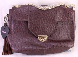 Imoshion Reha 7619-C Purse Bag  Brown Faux Ostrich Leather NWT - £19.65 GBP
