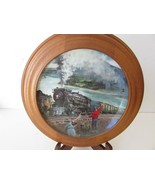 THE SUNSHINE SPECIAL LTD GREAT AMERICAN TRAIN SERIES PLATE F5283 WOOD FR... - $14.15