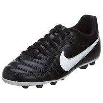 Nike 599072-010 Black and white Football Youth Boys Size 5.5 Y Cleats Shoes - £39.91 GBP