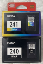 Canon 240 Black PG-240 &amp; 241 Color CLI-241 5207B001 &amp; 5209B001 Sealed Retal Box - £31.27 GBP