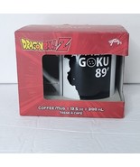 Dragon Ball Z Goku 89 Black White 13.5oz Shiny Coffee Mug Toei Box Damag... - €19,70 EUR