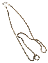 Vintage 925 Sterling Silver Singapore Twist Chain Necklace MD20V MEX - 19&quot; - £31.09 GBP