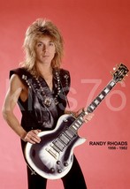 Randy Rhoads 24 x 35 1980&#39;s Custom Memorial Poster - Rock Concert Ozzy O... - £35.41 GBP