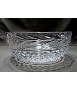 WATERFORD Glandore 8 inch Crystal Serving Salad Bowl Heavy  - $49.99