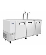 Atosa MKC90GR 90&quot; Three Door 4 Keg Capacity Draft Beer Cooler, Casters, ... - $73,697.55 MXN