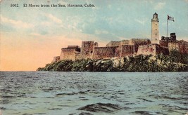 Havana Habana Cuba~El Morro From The Sea Postcard - £3.85 GBP