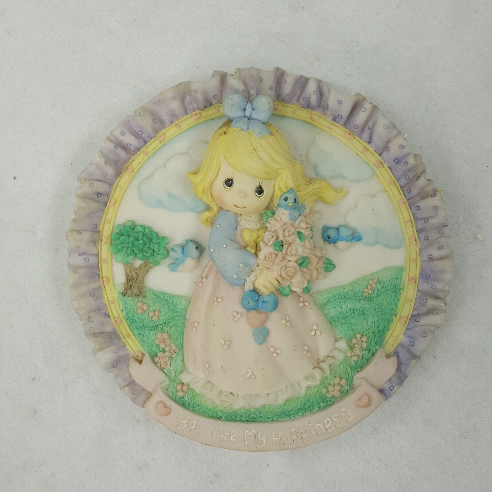Precarious Moments Enesco You Are My Happiness  Plate / Wall Plaque  1996 HAGB7 - £3.99 GBP