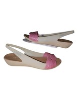 Crocs Women&#39;s Isabella Slingback Jelly Sandals Beige Pink Women&#39;s Size 1... - $19.60