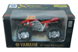 Rare 1/12 New Ray Yamaha Yf 350Z Banshee Atv Four Wheeler Die Cast Toy Red New - £191.60 GBP