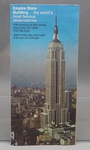Vintage Empire State Building New York Città Viaggio Brochure - £23.23 GBP
