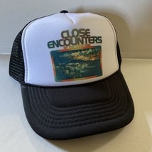 Vintage Close Encounters Of The Third Kind Hat Trucker Hat snapback Black Movie - £13.19 GBP