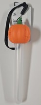 Halloween Orange Pumpkin LED Mini Glow Stick With Wrist Strap - $5.93