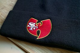 San Francisco 49ers, Niners, Wu Tang Clan, Hip Hop, 90s Embroidered Beanie - £19.67 GBP
