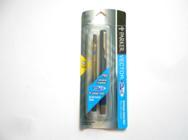 Parker Vector Blue Gel Ink Refillable Roller Ball Pen w/Blue Ink/Medium ... - $11.87