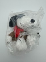 MetLife Peanuts Aviator Snoopy Plush Stuffed Animal Toy 6&quot; Pilot Aviatio... - $10.78