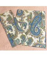 Ralph Lauren Paisley Blue 2pc King Shams - $46.00