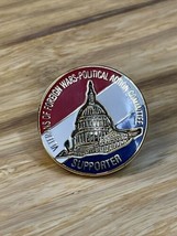 VFW Political Action Committee Supporter Pin KG JD Veterans Foreign Wars - $11.88