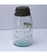 VTG Mason&#39;s Patent Nov 30 1858 Midget Pint Fruit Jar Consolidated Lid - £94.57 GBP