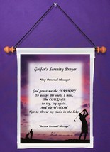 Golfer&#39;s Serenity Prayer - Personalized Wall Hanging (1129-1) - £15.17 GBP