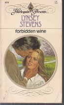 Stevens, Lynsey - Forbidden Wine - Harlequin Presents - # 654 - £1.76 GBP