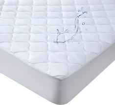 Extra Long Twin Fitted Mattress Cover For College Dorm Bed With Waterpro... - £29.84 GBP