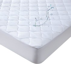 Extra Long Twin Fitted Mattress Cover For College Dorm Bed With Waterpro... - £29.34 GBP