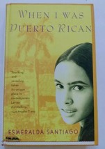 When I Was Puerto Rican by Santiago - Vintage First Edition 1994 Perma-Bound  - £21.34 GBP
