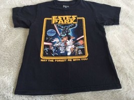 The Duck Company Boys Black ESTES PARK Animals Star Wars Short Sleeve Sh... - $4.90