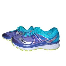 Saucony Triumph ISO 3 Purple Blue Citron Running Shoes S10346-1 Women&#39;s ... - £27.63 GBP