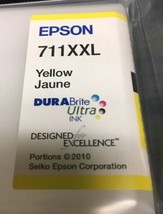 Lot 2 Epson 711XXL420 Genuine Ink Cartridge Epson 711XXL Yellow in Box 2015 - $46.22