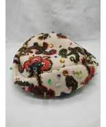 Vintage Floral Design With Beads Marshal Fields Womens Hat - €21,04 EUR