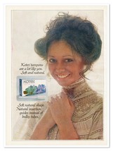 Kotex Tampons Soft &amp; Natural Smiling Woman Vintage 1972 Full-Page Magazi... - £7.74 GBP