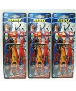 DR FRESH DC Comics Soft Superman Toothbrushes Red/Yellow/Blue 3 Each Tot... - £10.15 GBP