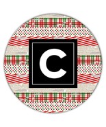 Abstract Christmas : Gift Coaster Vintage Pattern Holiday Decor Polka Do... - £3.95 GBP