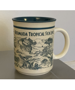 Vtg Bermuda Souvenir Coffee Tea Mug Underwater Tropical Fish Sealife Cot... - $13.06