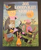366 Goodnight Stories Tales And Poems For The Very Young 1969 Fifth Prin... - $12.23