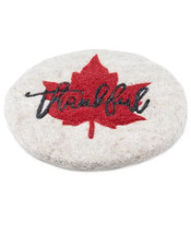 Thirstystone Thankful Leaf Felted Wool Trivet Pack of 3 NEW - £15.62 GBP