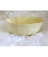 Lenox China - 5 1/2&quot; x 2&quot; Bowl with Roses Edged in Gold - £9.11 GBP