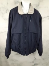 Vtg King Louie Union Made Blue Full Zip Jacket 2XL made USA - £21.21 GBP