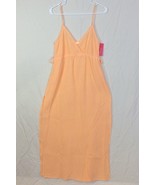 XHILARATION Women&#39;s Size M Dress Swim Cover Up Midi V Neck Waffle Knit P... - £9.29 GBP